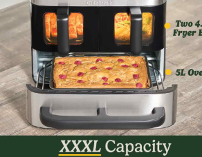 CUISI 5L Flat Oven, 6 Functions, Air Advantage